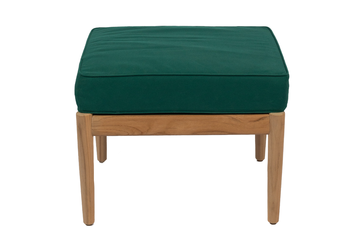 Sienna teak puff / bord