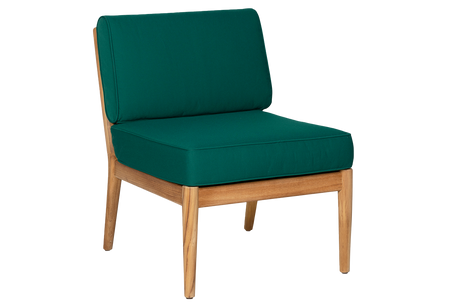 Sienna teak high back loungesoffa - mittmodul