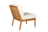 Sienna teak high back loungesoffa - mittmodul
