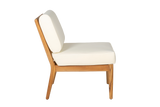 Sienna teak high back loungesoffa - mittmodul