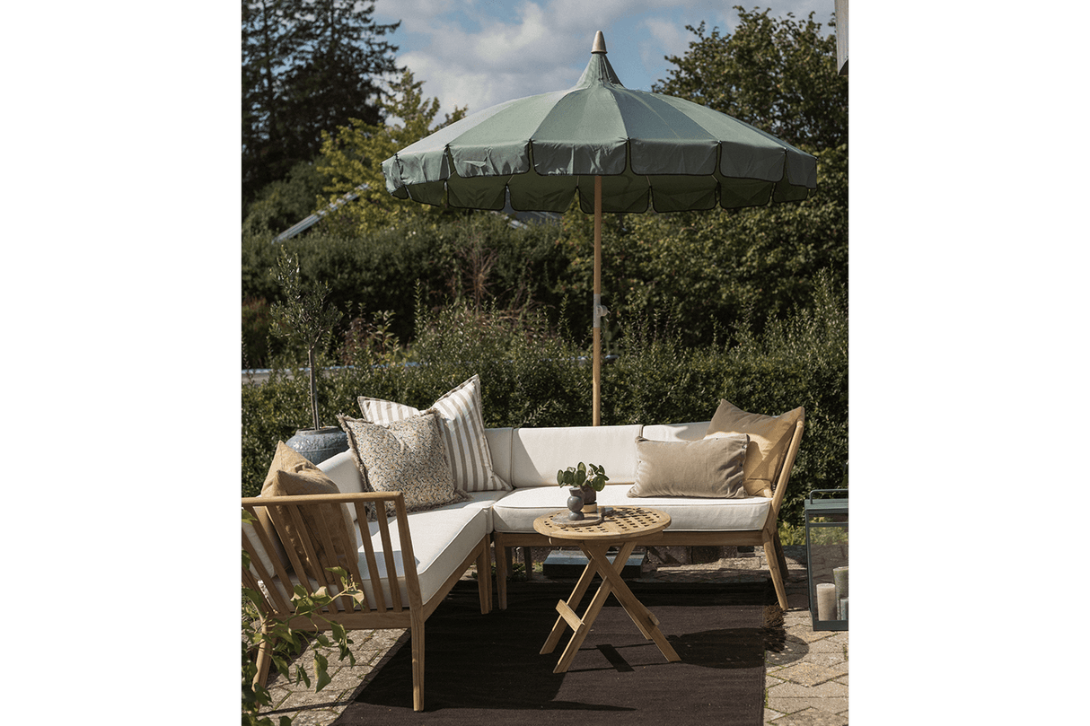 Sienna teak loungesoffa - hörna