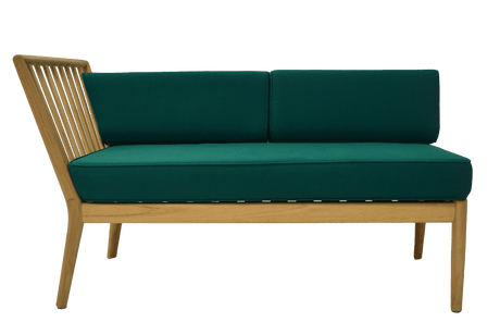 Sienna teak loungesoffa - vänster