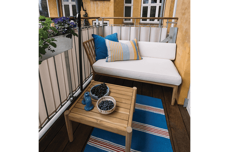 Sienna teak loungesoffa - vänster