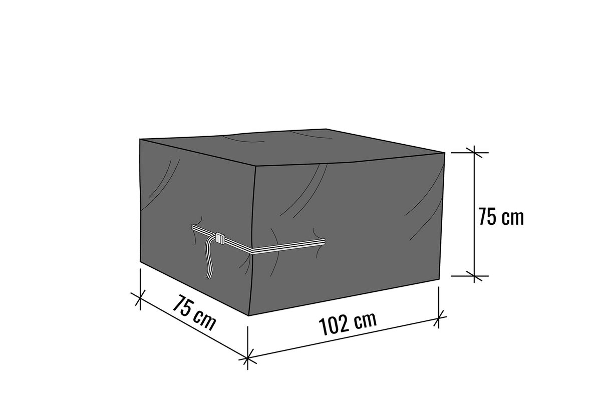 Solid möbelskydd 102 x 75 x 75 cm