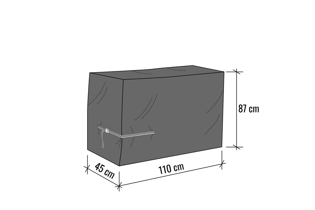 Solid möbelskydd 110 x 45 x 87 cm