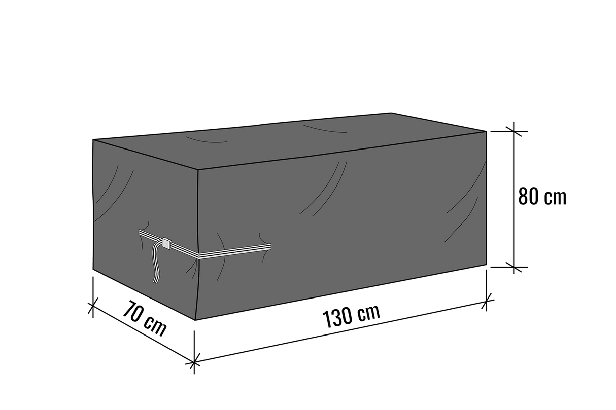 Solid möbelskydd 130 x 70 x 80 cm