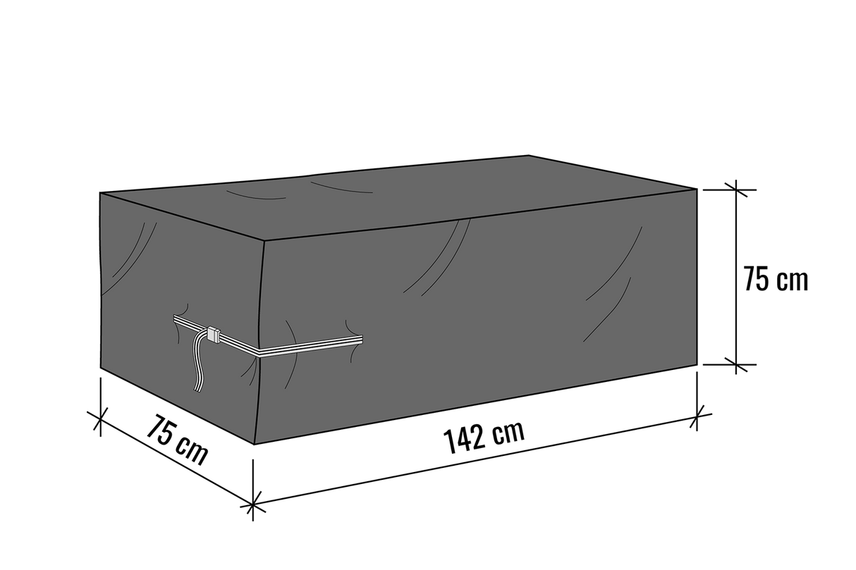Solid möbelskydd 142 x 75 x 75 cm