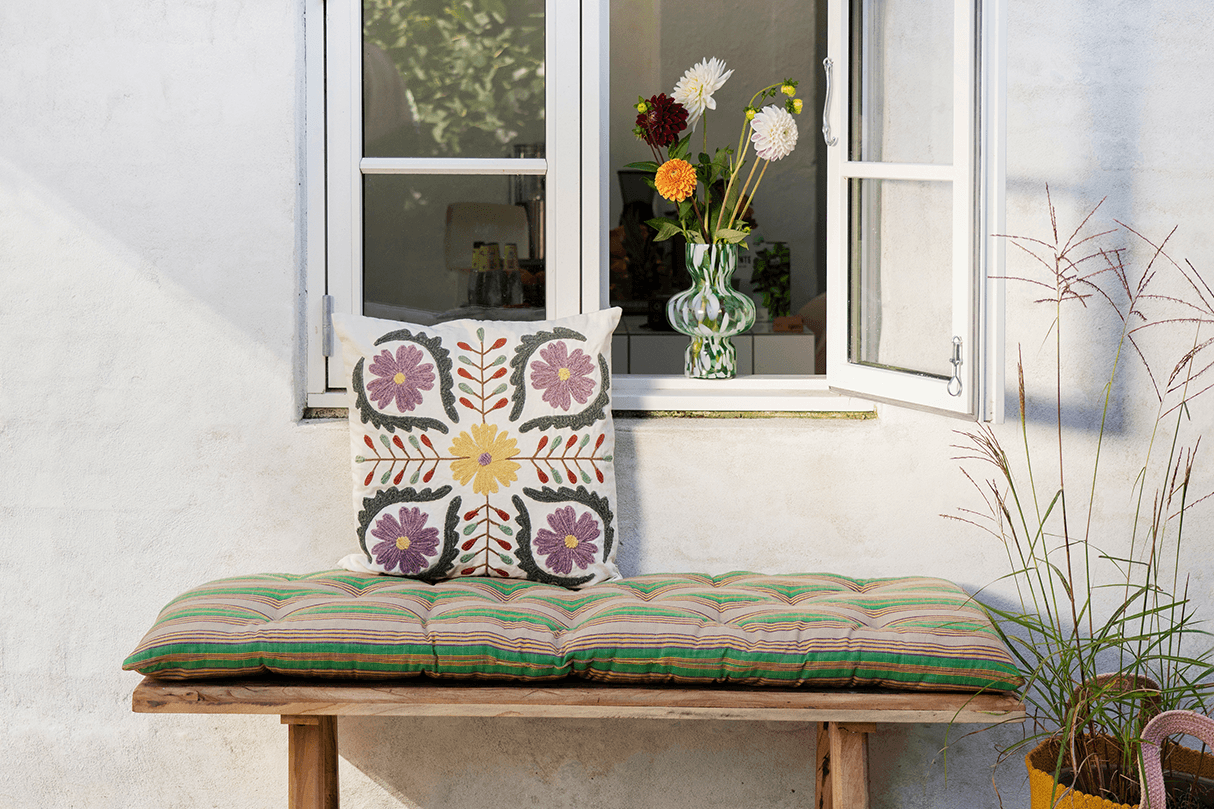 Suzani Broderat Kuddfodral 45 x 45 cm