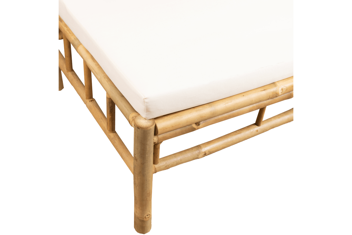 Beate bambu loungesoffa - mittmodul