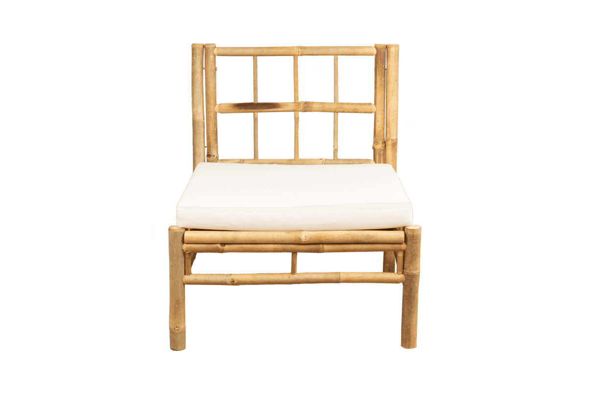 Beate bambu loungesoffa - mittmodul