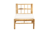 Beate bambu loungesoffa - mittmodul