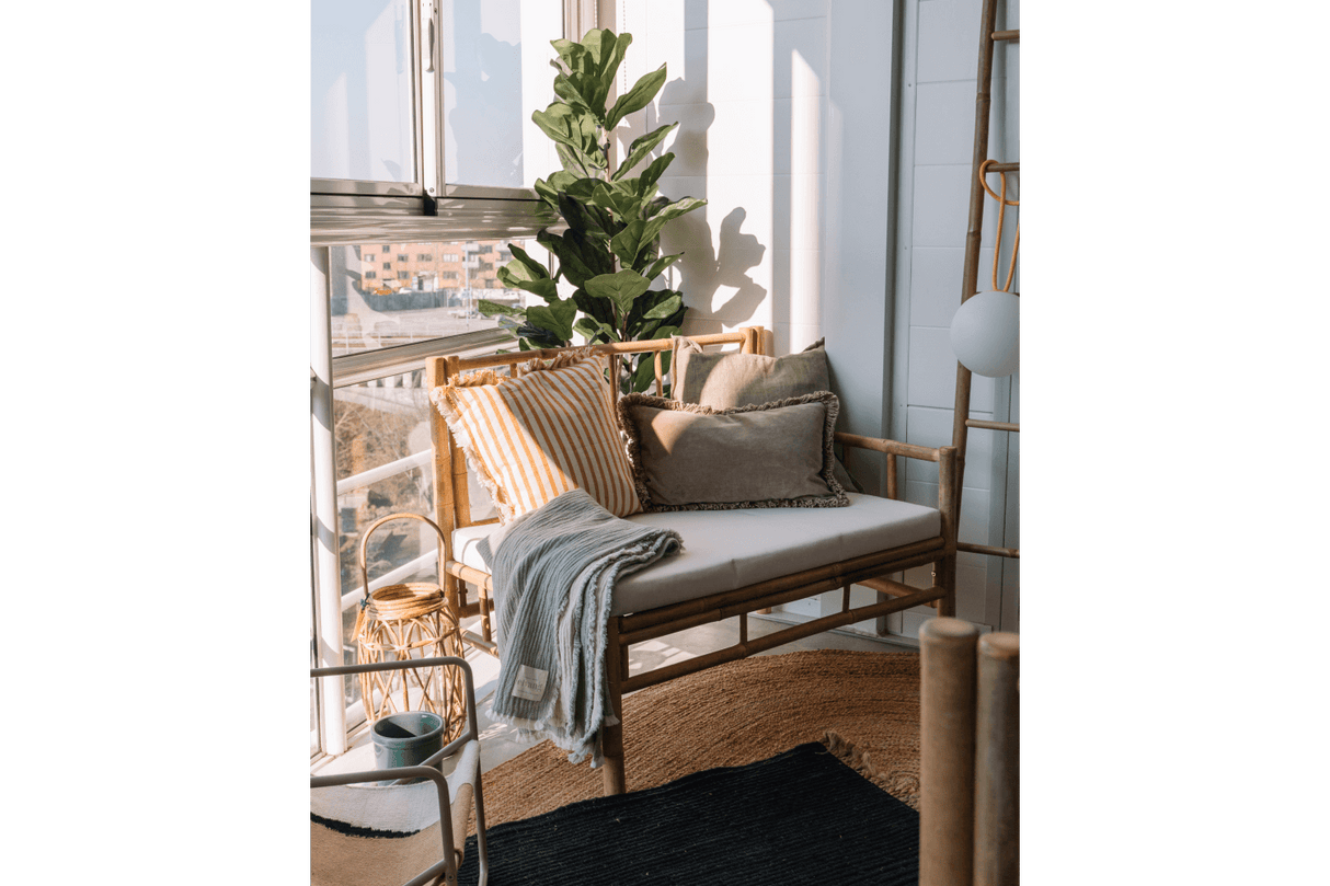 Beate bambu loungesoffa - höger