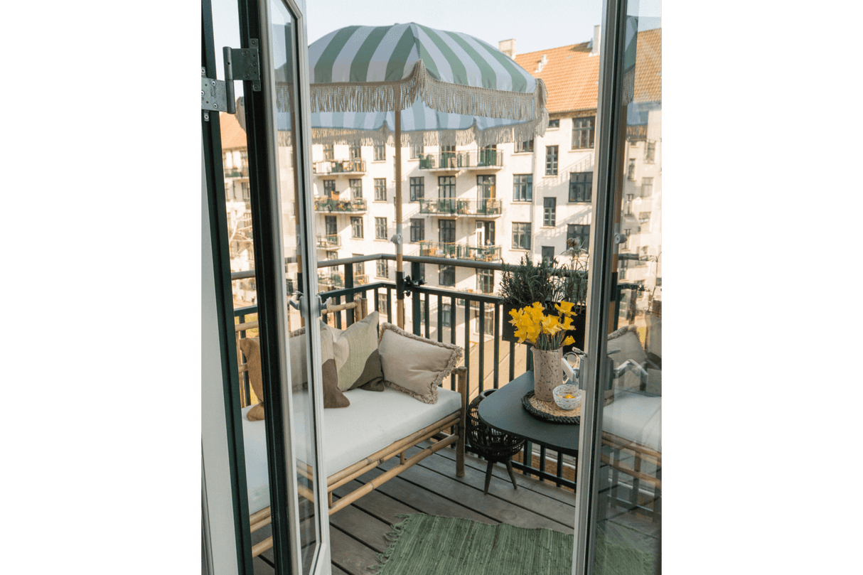 Beate bambu loungesoffa - höger