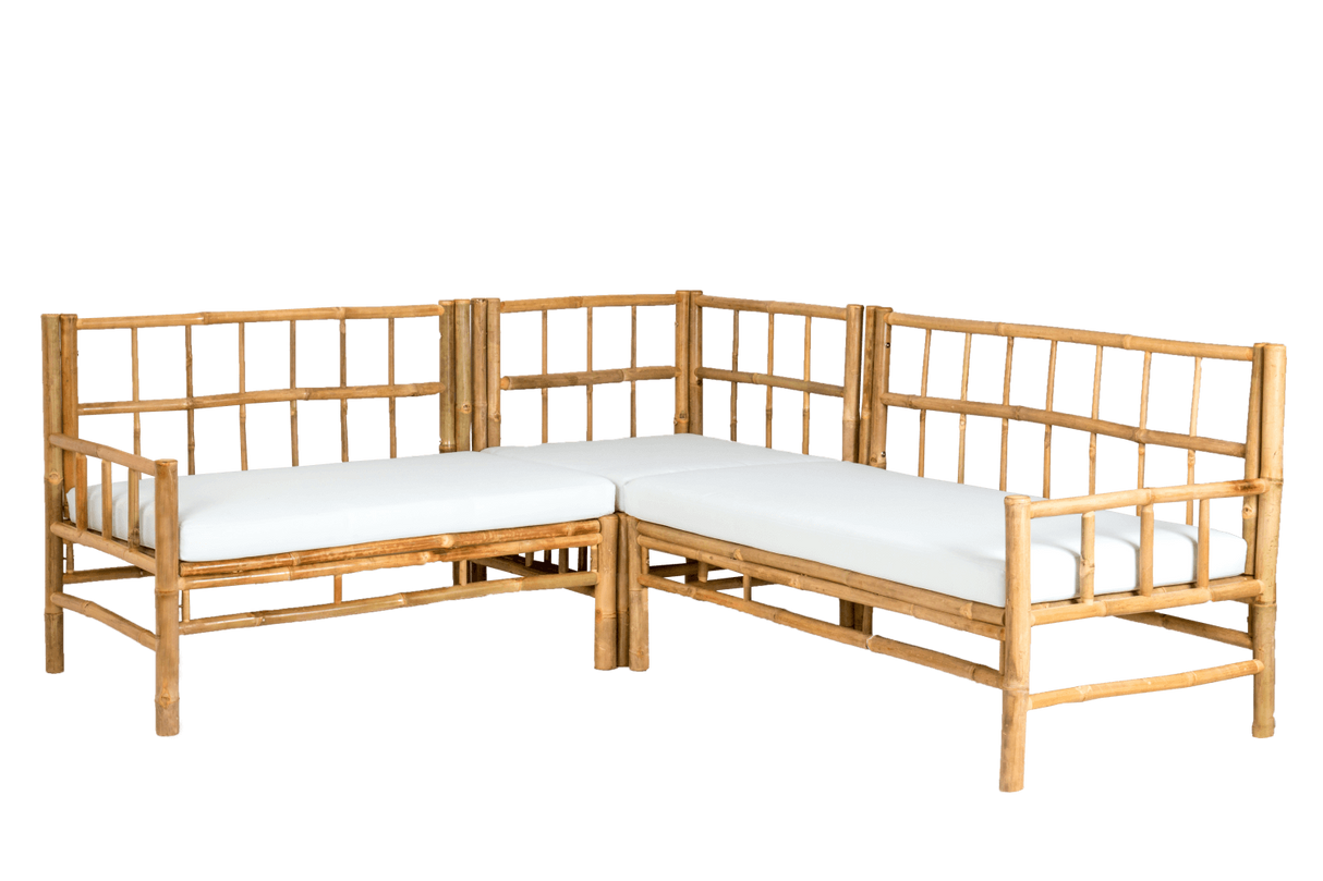 Beate bambu loungesoffa - höger