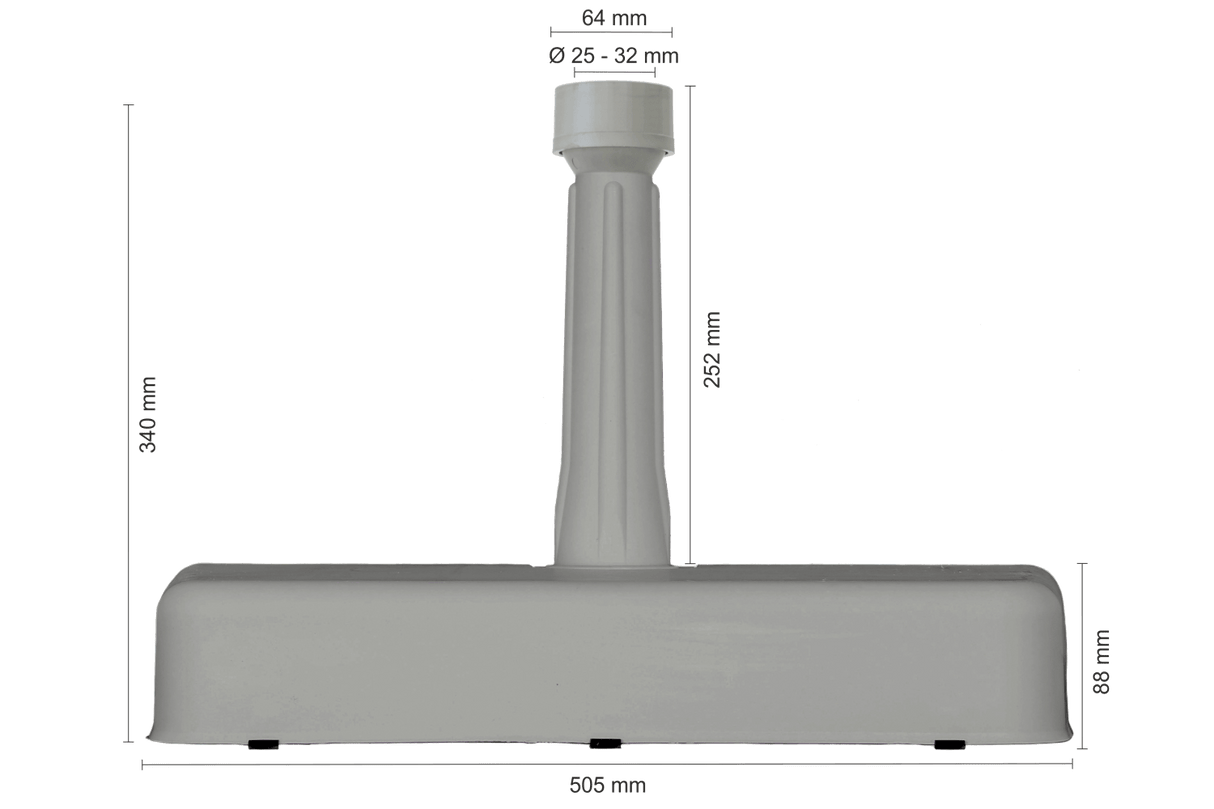 Parasolfot till balkong, betong 20 kg