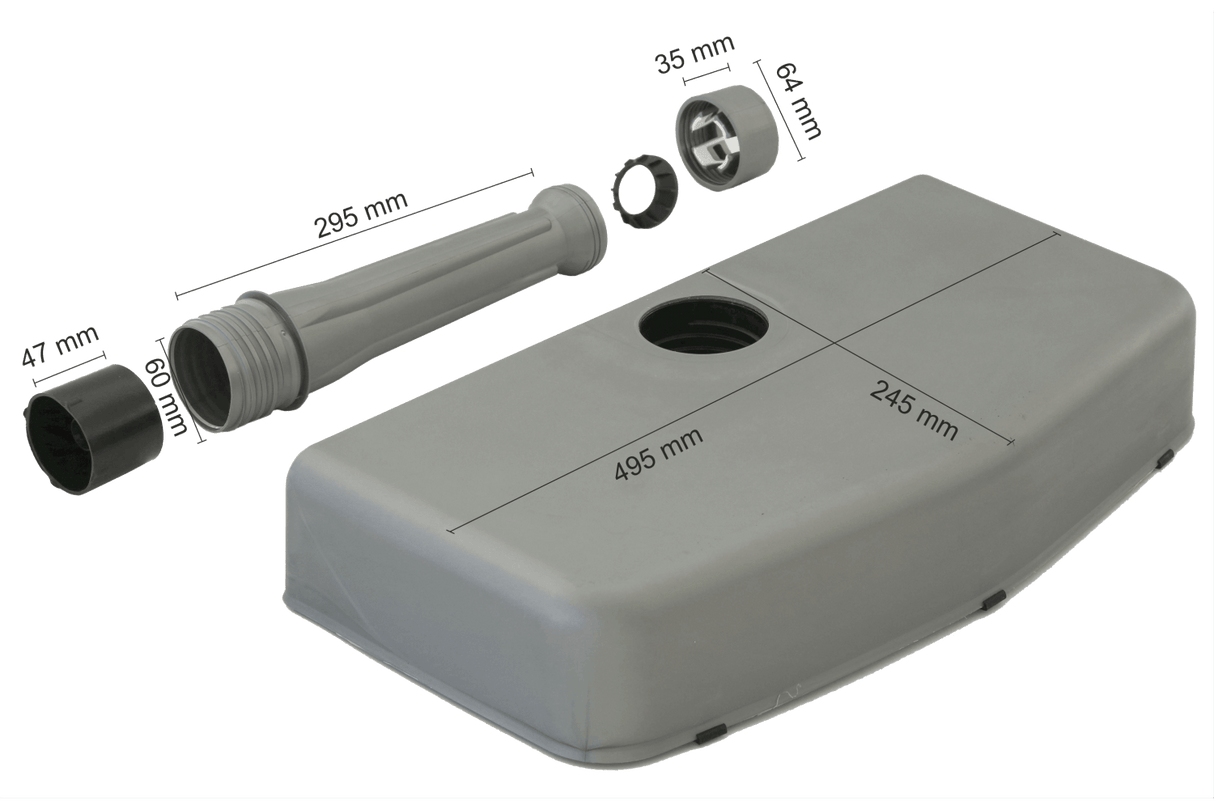 Parasolfot till balkong, betong 20 kg