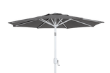 Cambre parasoll m/vit stång Ø200 cm