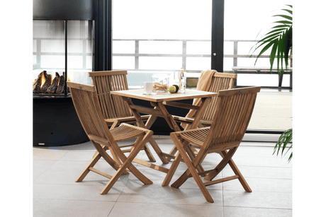 Turin teak klappstol