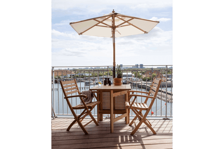 Cecilie parasoll med tilt Ø180 cm inkl. fäste