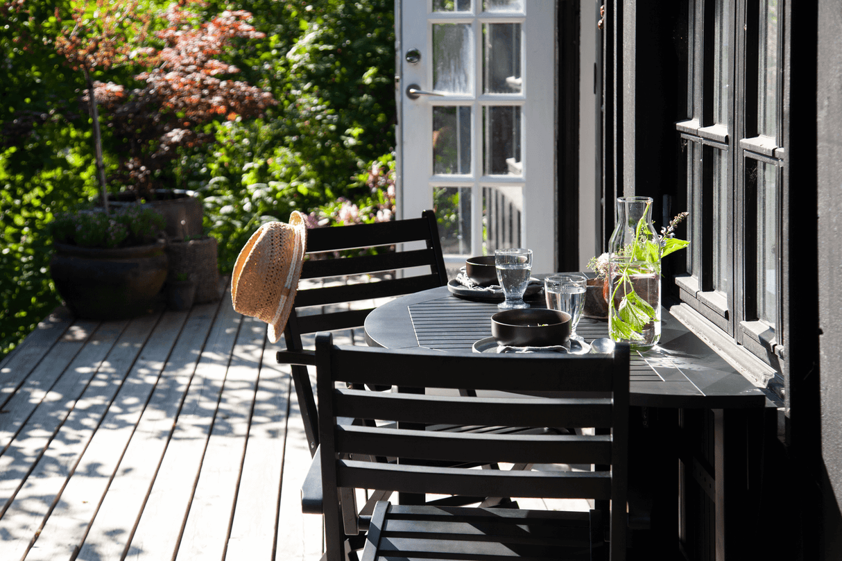 Butterfly klaffbord Ø110 cm