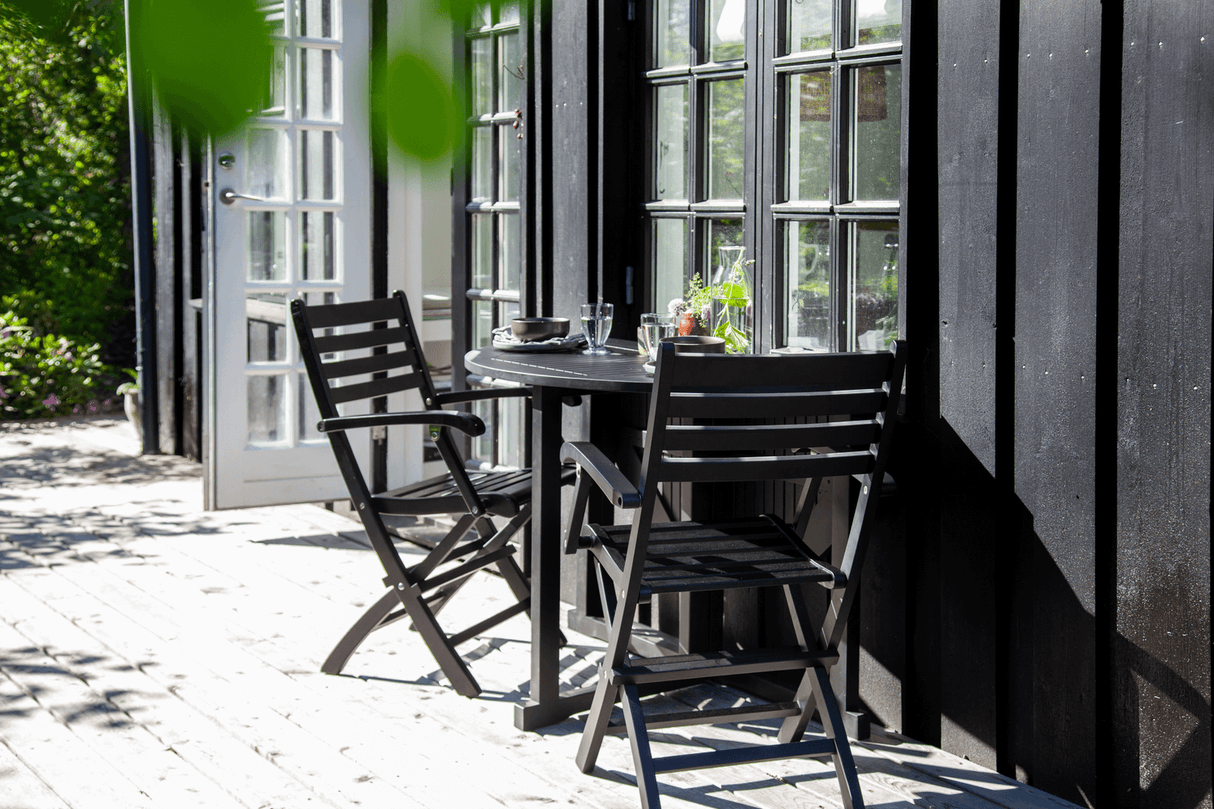 Butterfly klaffbord Ø110 cm