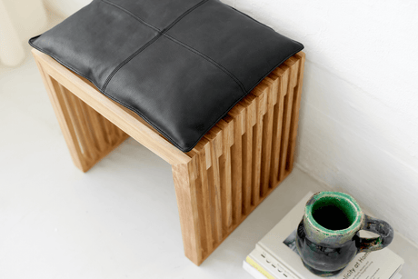 Läderdyna - 73 x 35 cm