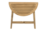 Clara teak gatelegbord Ø80 cm