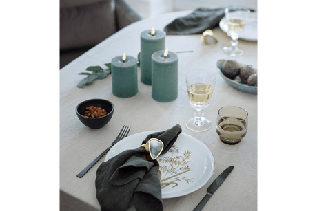 LED Rustik blockljus Ø7 cm