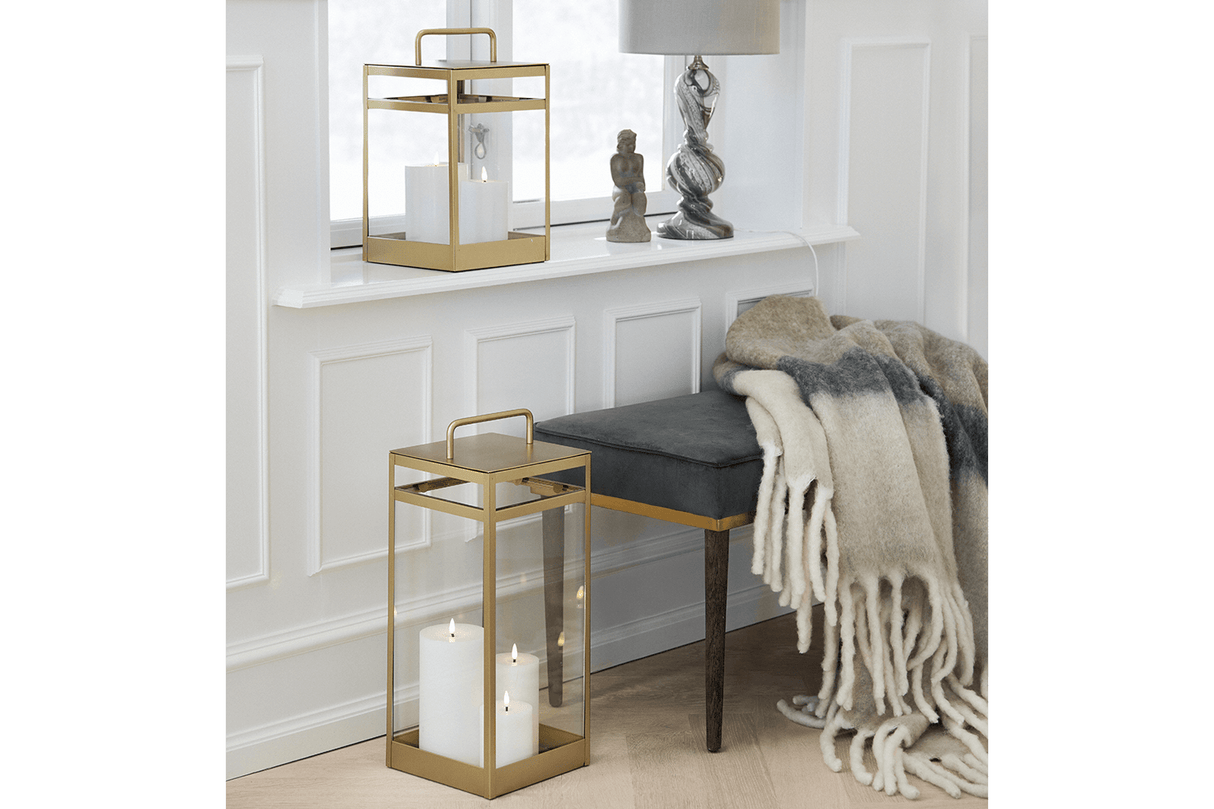 LED Rustik blockljus Ø7 cm