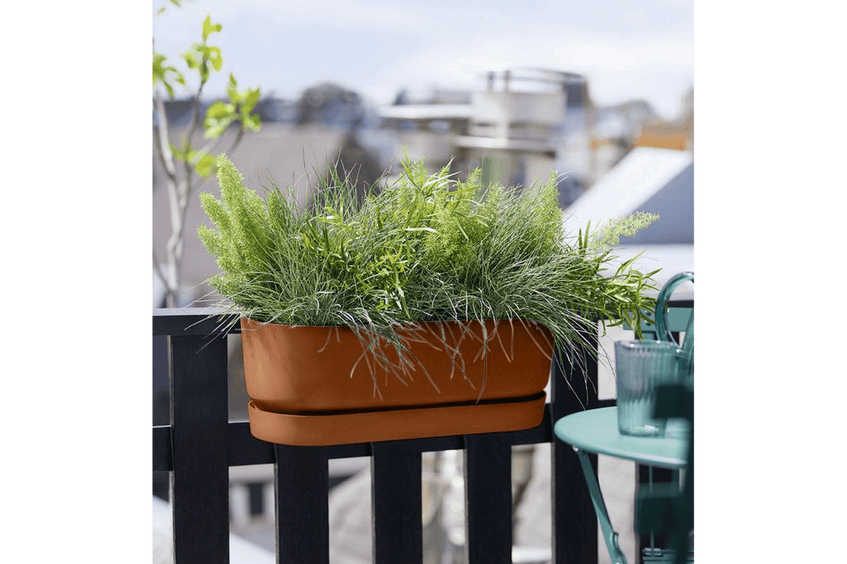 Greenville balkonglåda till räcke