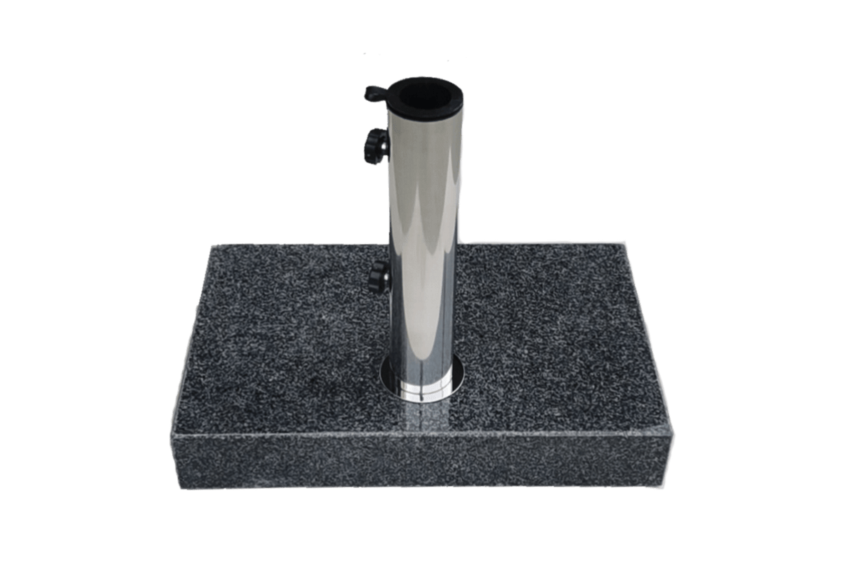 Hugo parasollfot svart granit -i flera viktklasser