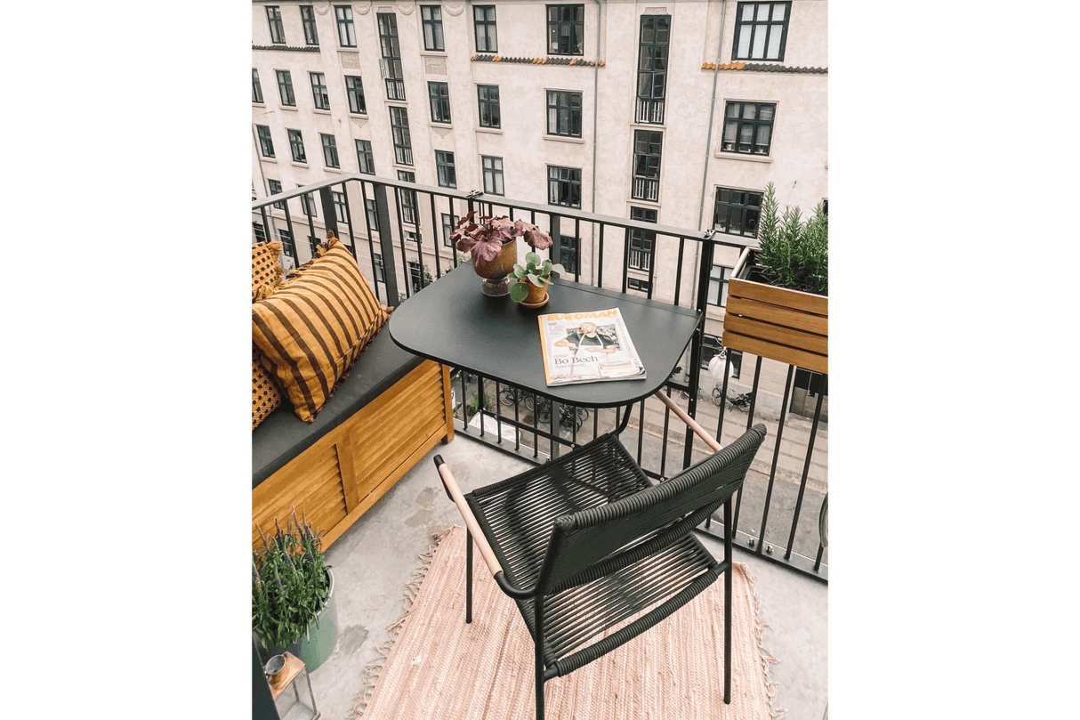 Ida metallhängbord 80 x 50 cm