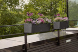 Stone balkonglåda med självbevattning 80 cm