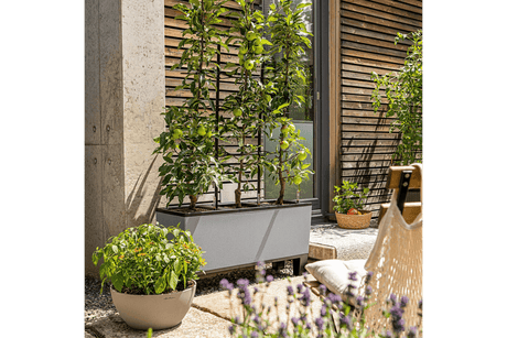 Trio stone blomlåda 100 cm