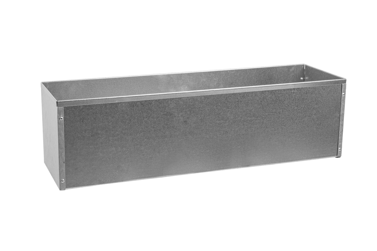 Liva balkonglåda zink 60 / 80 / 100 cm