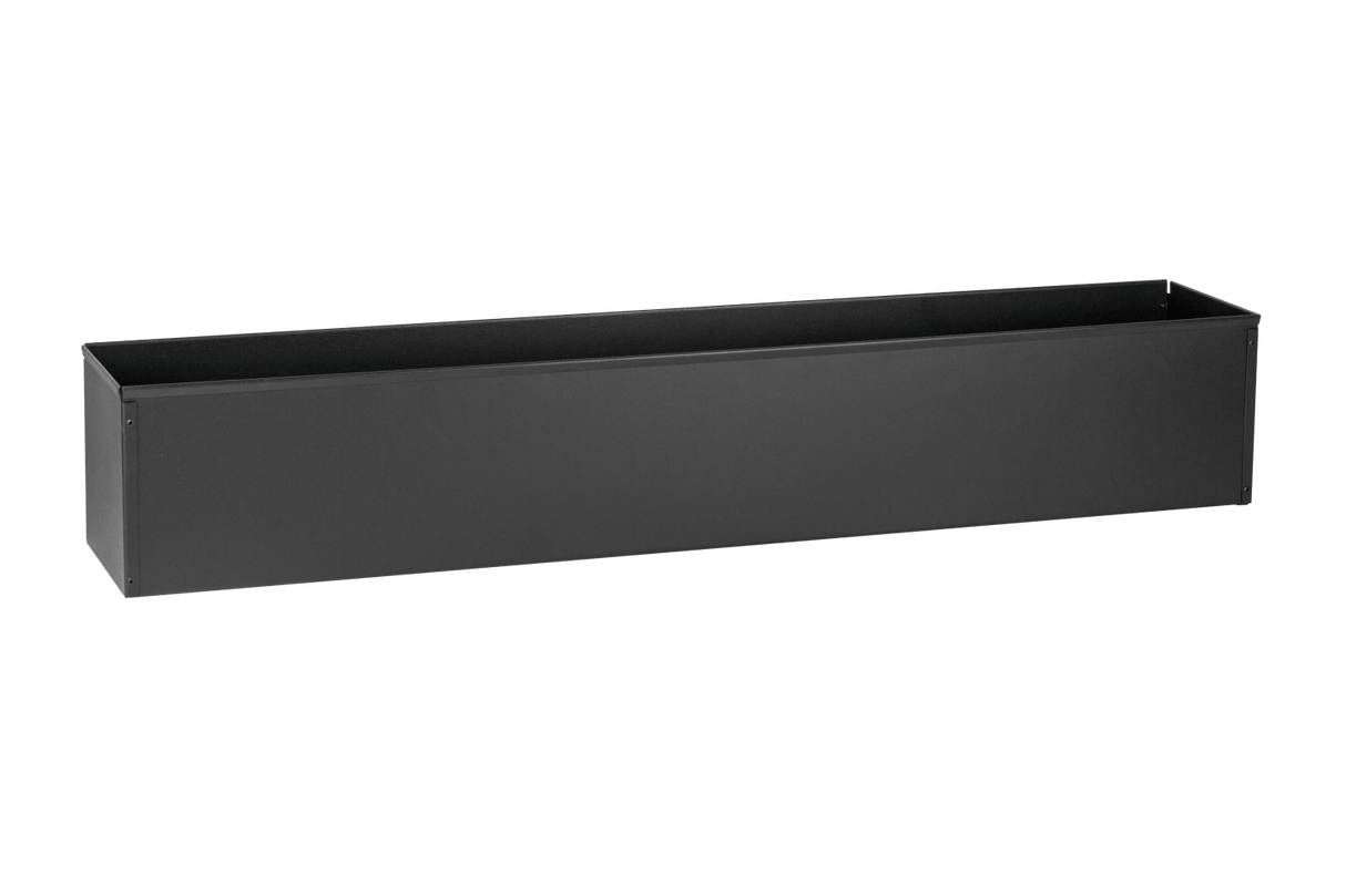 Liva balkonglåda svart utan upphängning 60 / 80 / 100 cm