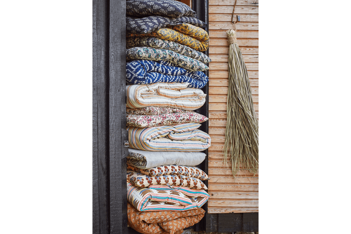 Randig madrassdyna 60 x 100 cm