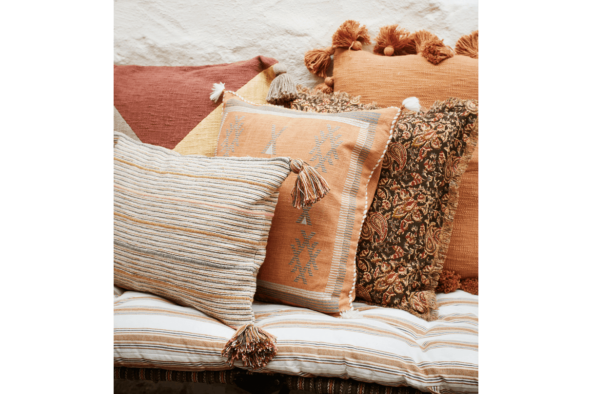 Randig madrassdyna 60 x 100 cm