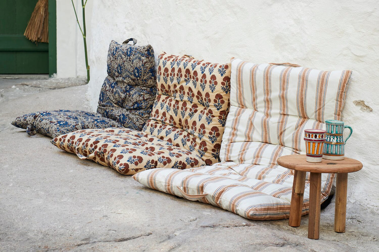 Randig madrassdyna 60 x 100 cm