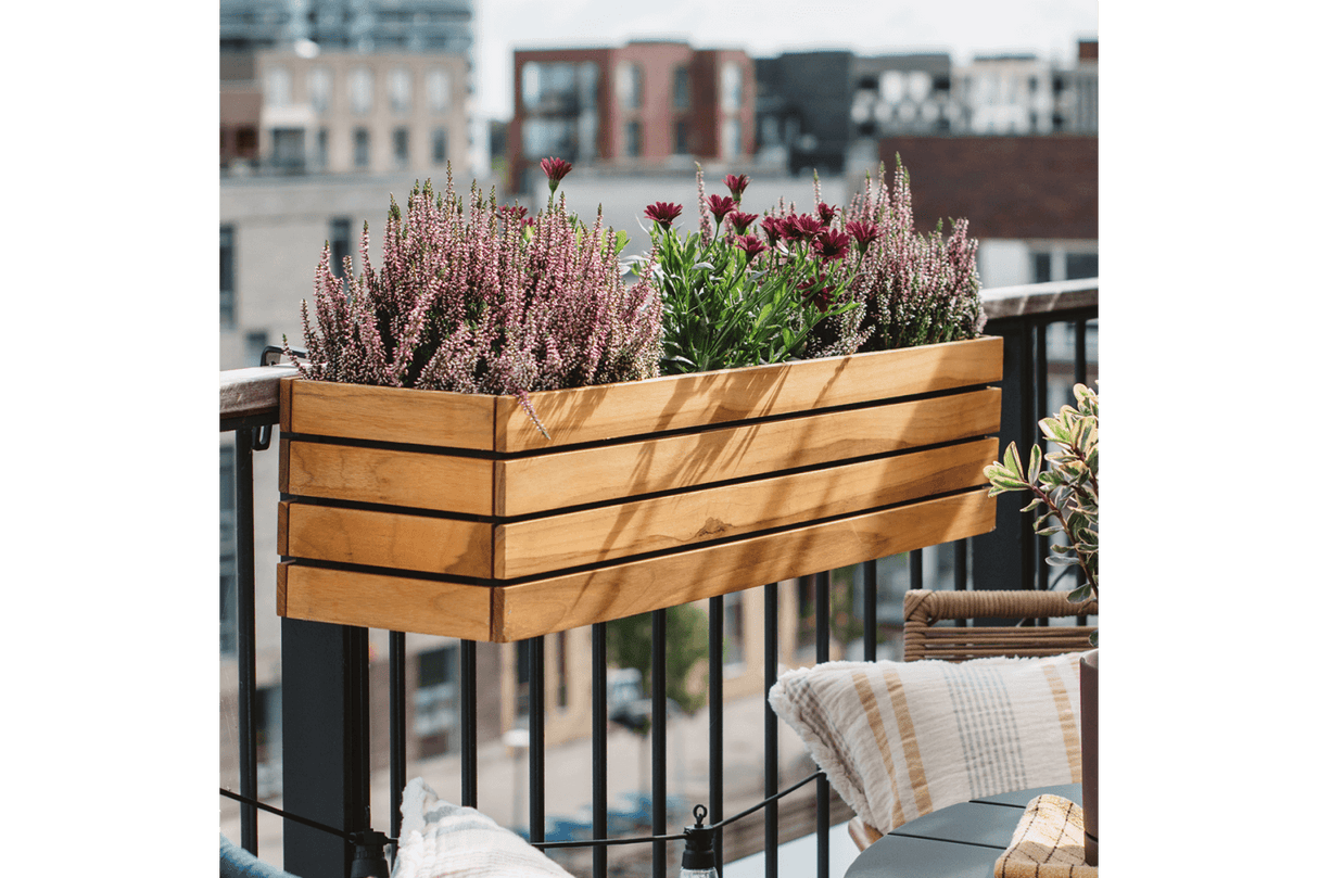 Maja balkonglåda teak 40 / 60 / 80 cm