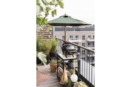 Parilla parasoll med tilt Ø160 cm