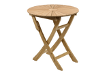 Rozette teak fällbord Ø70 cm