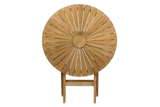 Rozette teak fällbord Ø70 cm