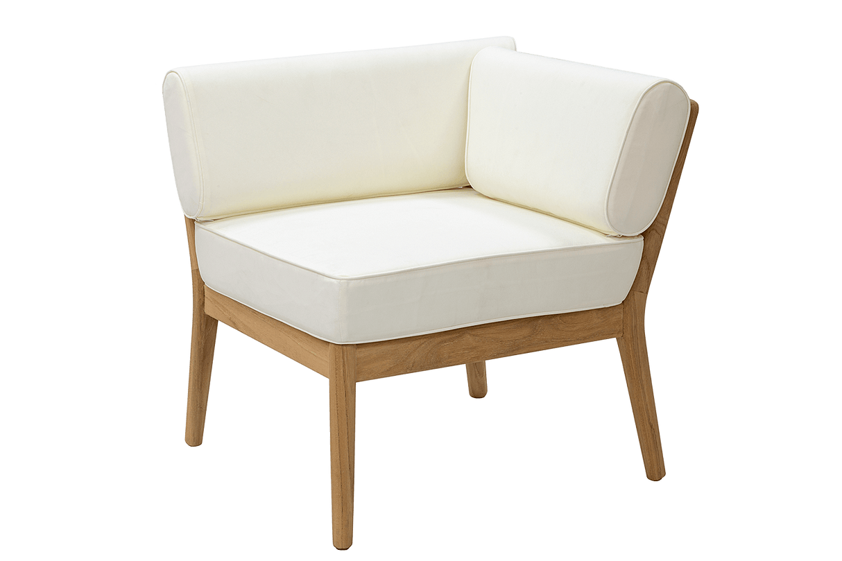 Sienna teak loungesoffa - hörna