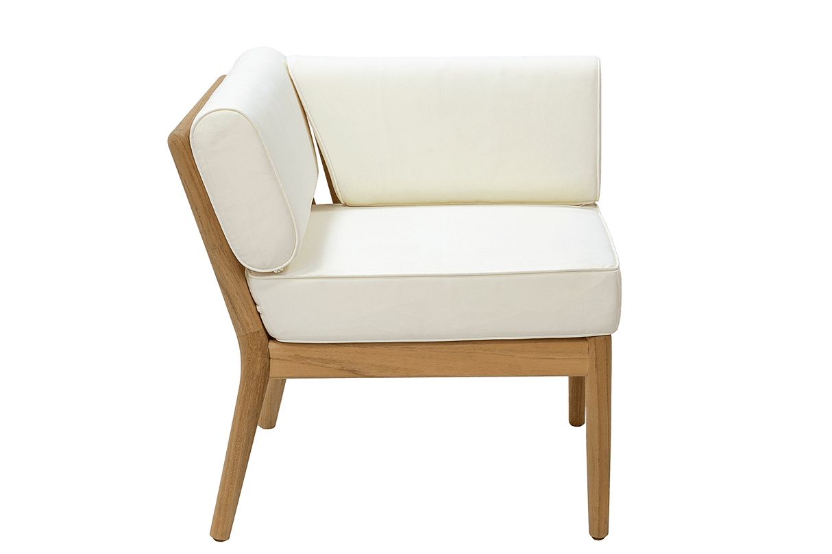 Sienna teak loungesoffa - hörna