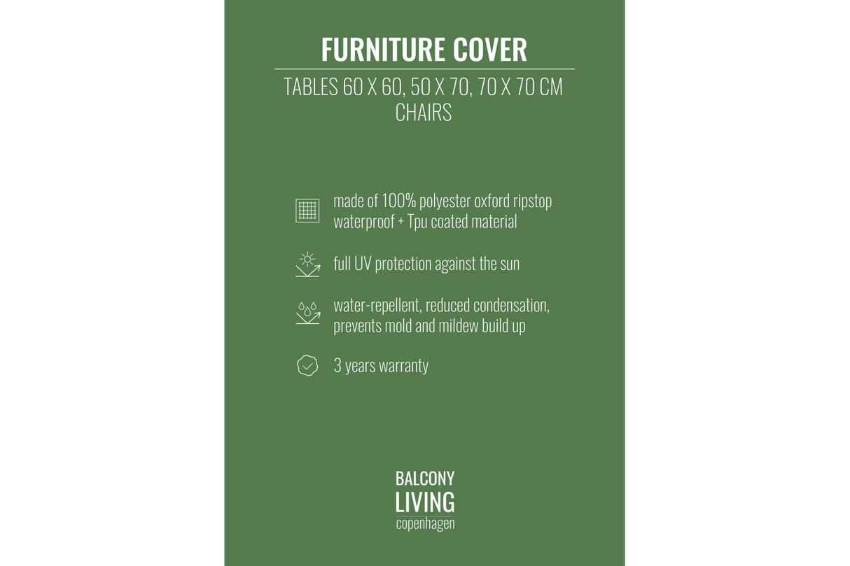 Solid möbelskydd 90 x 75 x 85 cm