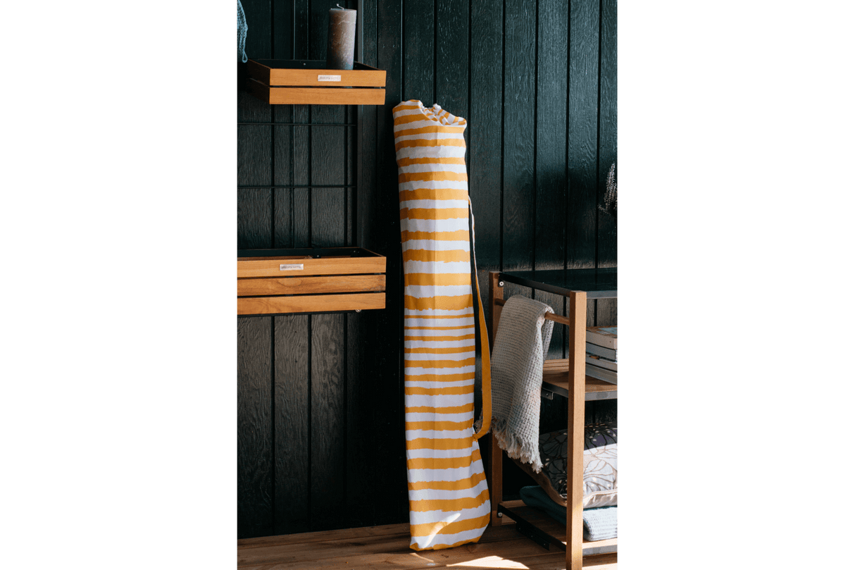 Stine randig parasoll med tilt Ø155 / Ø160 cm