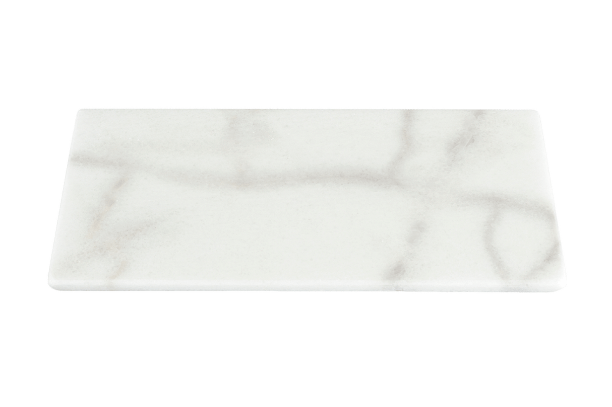 Vita marmorplattor